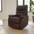 Flash Furniture CH-US-153062L-BRN-LEA-GG Hercules Brown LeatherSoft Remote Powered Lift Recliner for Elderly addl-1