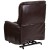 Flash Furniture CH-US-153062L-BRN-LEA-GG Hercules Brown LeatherSoft Remote Powered Lift Recliner for Elderly addl-4