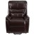 Flash Furniture CH-US-153062L-BRN-LEA-GG Hercules Brown LeatherSoft Remote Powered Lift Recliner for Elderly addl-6