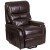 Flash Furniture CH-US-153062L-BRN-LEA-GG Hercules Brown LeatherSoft Remote Powered Lift Recliner for Elderly addl-7