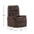 Flash Furniture CH-US-153062L-CGN-LEA-GG Hercules Cognac LeatherSoft Remote Powered Lift Recliner for Elderly addl-4