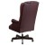Flash Furniture CI-360-BY-GG High Back Traditional Fully Tufted Burgundy LeatherSoft Executive Swivel Office Chair with Arms addl-6