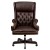 Flash Furniture CI-J600-BRN-GG High Back Traditional Tufted Brown LeatherSoft Executive Office Chair with Oversized Headrest & Nail Trim Arms addl-7