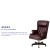 Flash Furniture CI-J600-BY-GG High Back Traditional Tufted Burgundy LeatherSoft Executive Office Chair with Oversized Headrest & Arms addl-4