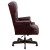 Flash Furniture CI-J600-BY-GG High Back Traditional Tufted Burgundy LeatherSoft Executive Office Chair with Oversized Headrest & Arms addl-6