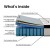 Flash Furniture CL-FR231-12-K-GG Capri Comfortable Sleep Firm 12" Hybrid Pocket Spring Mattress, Extra Firm, King Mattress in a Box addl-4