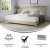 Flash Furniture CL-MF101-8-K-GG Charcoal & Green Tea Cooling Gel Memory Foam 8" Supportive Pressure Relief, King Mattress in a Box addl-3