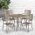 Flash Furniture CO-28SQ-02CHR4-GD-GG 28" Square Gold Indoor/Outdoor Steel Patio Table Set with 4 Square Back Chairs addl-1