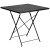 Flash Furniture CO-28SQF-02CHR2-BK-GG 28" Square Black Indoor/Outdoor Steel Folding Patio Table Set with 2 Square Back Chairs addl-3