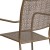 Flash Furniture CO-2-GD-GG Gold Indoor/Outdoor Steel Patio Arm Chair with Square Back addl-10