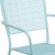 Flash Furniture CO-2-SKY-GG Sky Blue Indoor/Outdoor Steel Patio Arm Chair with Square Back addl-6
