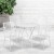 Flash Furniture CO-30RDF-02CHR4-WH-GG 30" Round White Indoor/Outdoor Steel Folding Patio Table Set with 4 Square Back Chairs addl-1