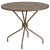 Flash Furniture CO-35RD-02CHR2-GD-GG 35.25" Round Gold Indoor/Outdoor Steel Patio Table Set with 2 Square Back Chairs addl-3