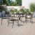 Flash Furniture CO-35RD-03CHR4-BK-GG 35.25" Round Black Indoor/Outdoor Steel Patio Table Set with 4 Round Back Chairs addl-1