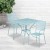 Flash Furniture CO-35SQ-02CHR2-SKY-GG 35.5" Square Sky Blue Indoor/Outdoor Steel Patio Table Set with 2 Square Back Chairs addl-1