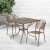 Flash Furniture CO-35SQ-03CHR2-GD-GG 35.5" Square Gold Indoor/Outdoor Steel Patio Table Set with 2 Round Back Chairs addl-1
