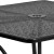 Flash Furniture CO-35SQ-03CHR4-BK-GG 35.5" Square Black Indoor/Outdoor Steel Patio Table Set with 4 Round Back Chairs addl-8