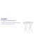 Flash Furniture CO-4-WH-GG 30" Round White Indoor/Outdoor Steel Folding Patio Table addl-3