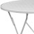 Flash Furniture CO-4-WH-GG 30" Round White Indoor/Outdoor Steel Folding Patio Table addl-6
