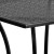 Flash Furniture CO-5-BK-GG 28" Square Black Indoor/Outdoor Steel Patio Table addl-7