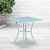 Flash Furniture CO-5-SKY-GG 28" Square Sky Blue Indoor/Outdoor Steel Patio Table addl-1