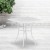 Flash Furniture CO-5-WH-GG Square Patio Table |?Outdoor Steel Square Patio Table addl-1
