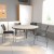 Flash Furniture XU-A48-RND-GY-T-A-GG 48" Round Activity Table with Gray Thermal Fused Laminate Top and Standard Height Adjustable Legs addl-2