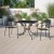 Flash Furniture CO-6-BK-GG 35.5" Square Black Indoor/Outdoor Steel Patio Table with Umbrella Hole addl-1
