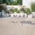 Flash Furniture CO-6-WH-GG 35.5" Square White Indoor/Outdoor Steel Patio Table with Umbrella Hole addl-1