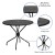 Flash Furniture CO-7-BK-GG 35.25" Round Black Indoor/Outdoor Steel Patio Table with Umbrella Hole addl-4