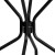 Flash Furniture CO-7-BK-GG 35.25" Round Black Indoor/Outdoor Steel Patio Table with Umbrella Hole addl-6