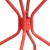 Flash Furniture CO-7-RED-GG 35.25" Round Coral Indoor/Outdoor Steel Patio Table with Umbrella Hole addl-6