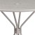 Flash Furniture CO-7-SIL-GG 35.25" Round Light Gray Indoor/Outdoor Steel Patio Table with Umbrella Hole addl-6