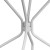 Flash Furniture CO-7-WH-GG 35.25" Round White Indoor/Outdoor Steel Patio Table with Umbrella Hole addl-6