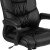 Flash Furniture CX-1179H-BK-GG Big & Tall 400 lb. Black LeatherSoft Swivel Office Chair with Padded Arms addl-10
