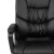 Flash Furniture CX-1179H-BK-GG Big & Tall 400 lb. Black LeatherSoft Swivel Office Chair with Padded Arms addl-15