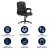 Flash Furniture CX-1179H-BK-GG Big & Tall 400 lb. Black LeatherSoft Swivel Office Chair with Padded Arms addl-16
