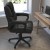 Flash Furniture CX-1179H-BK-GG Big & Tall 400 lb. Black LeatherSoft Swivel Office Chair with Padded Arms addl-7
