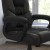 Flash Furniture CX-1179H-BK-GG Big & Tall 400 lb. Black LeatherSoft Swivel Office Chair with Padded Arms addl-8