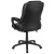 Flash Furniture CX-1179H-BK-GG Big & Tall 400 lb. Black LeatherSoft Swivel Office Chair with Padded Arms addl-9