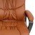 Flash Furniture CX-1179H-BR-GG Big & Tall 400 lb. Brown LeatherSoft Swivel Office Chair with Padded Arms addl-12