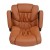 Flash Furniture CX-1179H-BR-GG Big & Tall 400 lb. Brown LeatherSoft Swivel Office Chair with Padded Arms addl-9