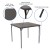 Flash Furniture DAD-LF-86-DG-GG 2.83