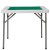 Flash Furniture DAD-MJZ-88-GG 34.5" Square 4-Player Green Surface Folding Card Game Table with Cup Holders addl-6