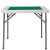 Flash Furniture DAD-MJZ-88-GG 34.5" Square 4-Player Green Surface Folding Card Game Table with Cup Holders addl-6