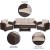 Flash Furniture DAD-SF-113R-CBN-GG 4 Piece Outdoor Seneca Chocolate Brown Faux Rattan Chair, Sofa and Table Set  addl-3