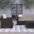 Flash Furniture DAD-SF-113R-CBN-GG 4 Piece Outdoor Seneca Chocolate Brown Faux Rattan Chair, Sofa and Table Set  addl-7