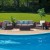 Flash Furniture DAD-SF-113R-CBN-GG 4 Piece Outdoor Seneca Chocolate Brown Faux Rattan Chair, Sofa and Table Set  addl-8