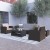Flash Furniture DAD-SF-113RS-CBN-GG 5 Piece Outdoor Seneca Chocolate Brown Faux Rattan Chair, Sofa and Table Set  addl-1