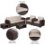 Flash Furniture DAD-SF-113RS-CBN-GG 5 Piece Outdoor Seneca Chocolate Brown Faux Rattan Chair, Sofa and Table Set  addl-3